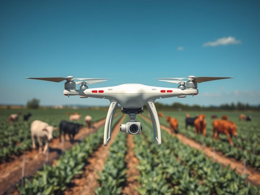 Uso de drones para monitoreo de cultivos y ganado.. Integración con sistemas de gestión y agricultura de precisión Uso de drones para monitoreo de cultivos y ganado.. Integración con sistemas de gestión y agricultura de precisión