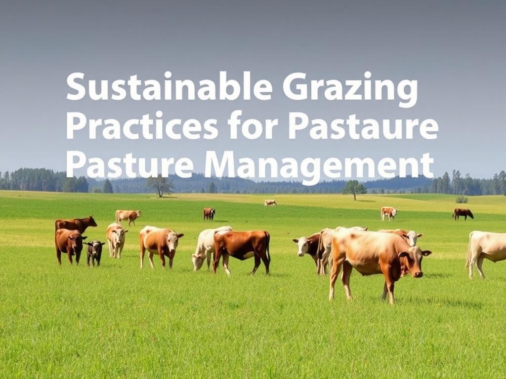     Sustainable Grazing Practices for Pasture Management. Scaling practices for different operation sizes