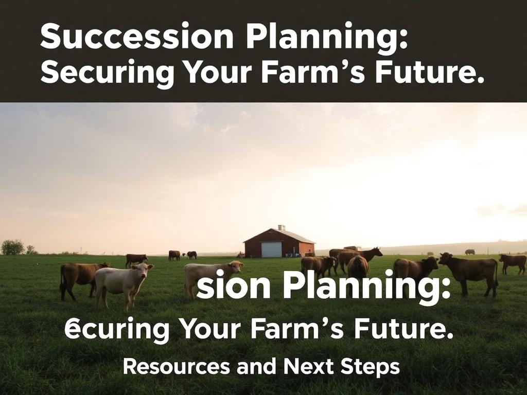     Succession Planning: Securing Your Farm's Future. Resources and next steps