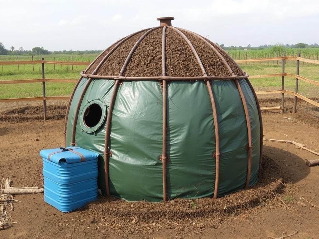 Construcción y uso de un biodigestor para energía y abono.. Paso a paso: construcción de un digestor domo fijo (modelo básico) Construcción y uso de un biodigestor para energía y abono.. Paso a paso: construcción de un digestor domo fijo (modelo básico)