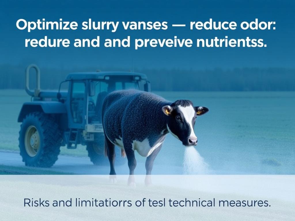 Gülleausbringung optimieren – Geruch reduzieren und Nährstoffe erhalten. Risiken und Grenzen technischer Maßnahmen Gülleausbringung optimieren – Geruch reduzieren und Nährstoffe erhalten. Risiken und Grenzen technischer Maßnahmen
