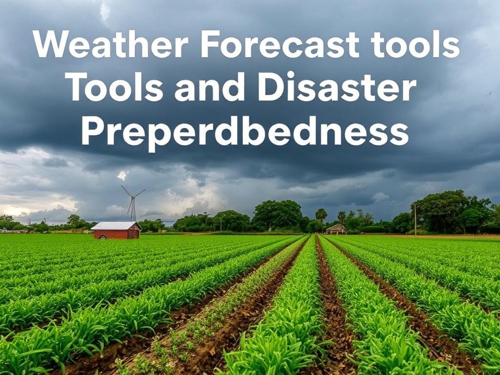     Weather Forecasting Tools and Disaster Preparedness for Farmers. Interpreting forecasts and probabilities