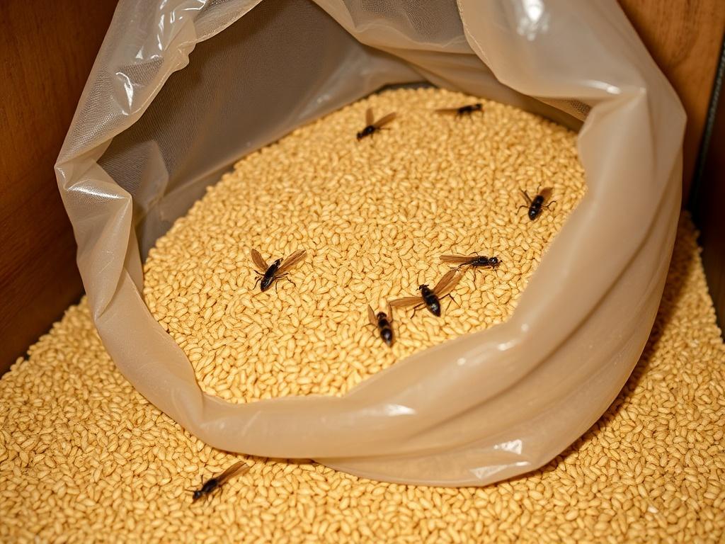     Lagerung von Getreide: Vor Schädlingen und Feuchtigkeit schützen. Schädlingsmanagement: Vorbeugen vor Insekten und Nagern