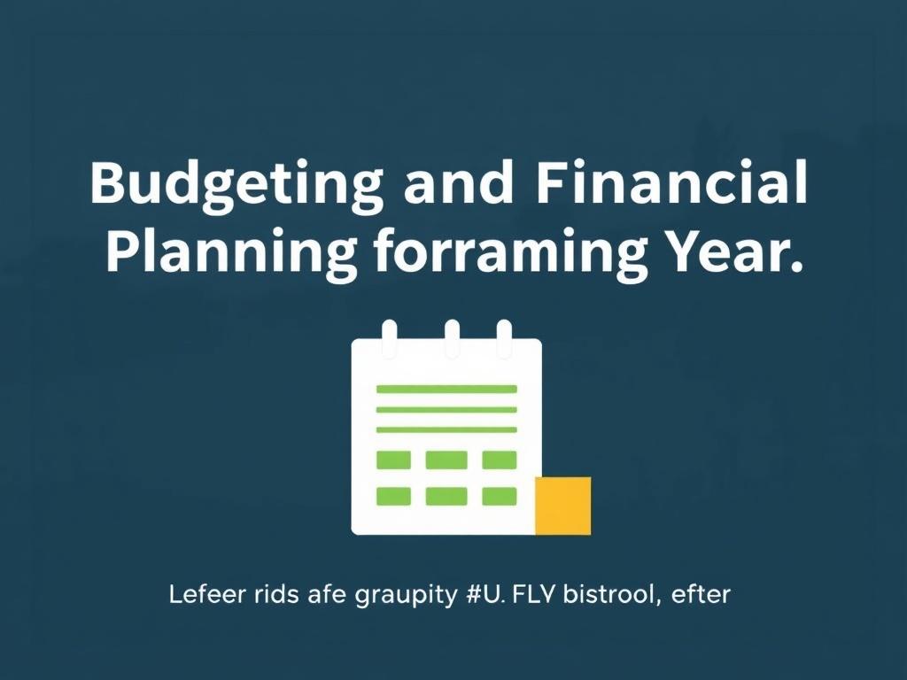     Budgeting and Financial Planning for the Farming Year. Set realistic goals before you build numbers