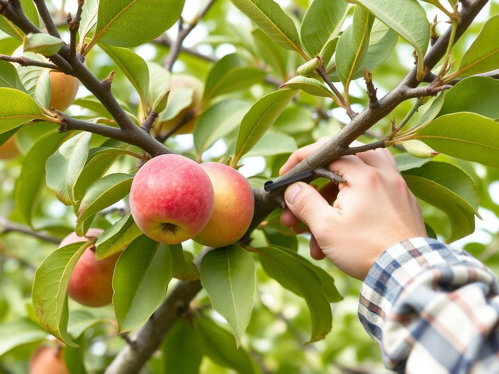     Poda de frutales: Técnicas y épocas clave.. Manejo de cortes grandes, herstellen del tejido y enfermedades