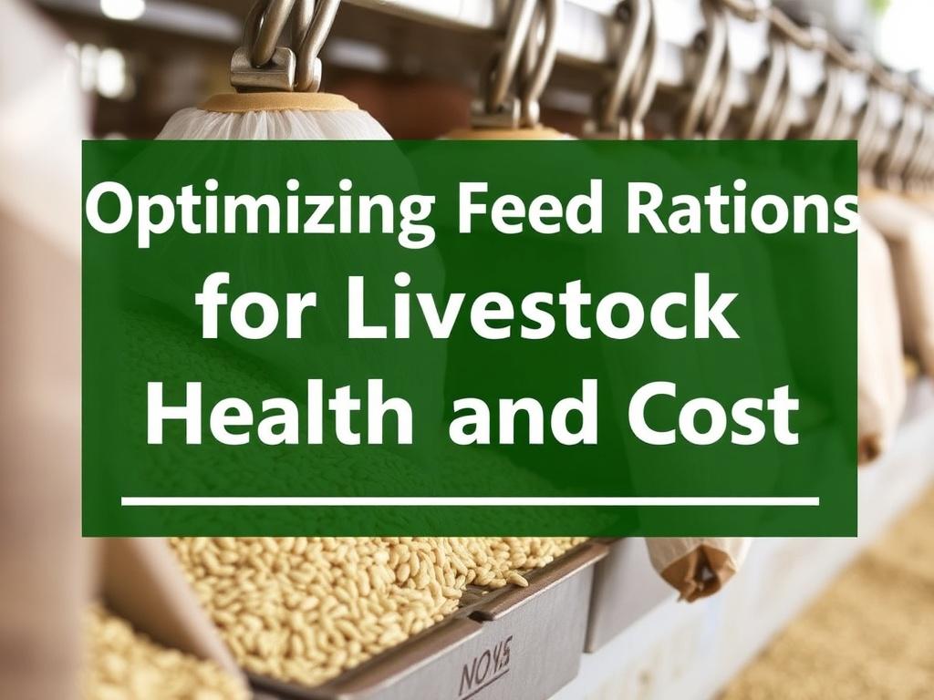     Optimizing Feed Rations for Livestock Health and Cost. Storage, mixing, and feed hygiene
