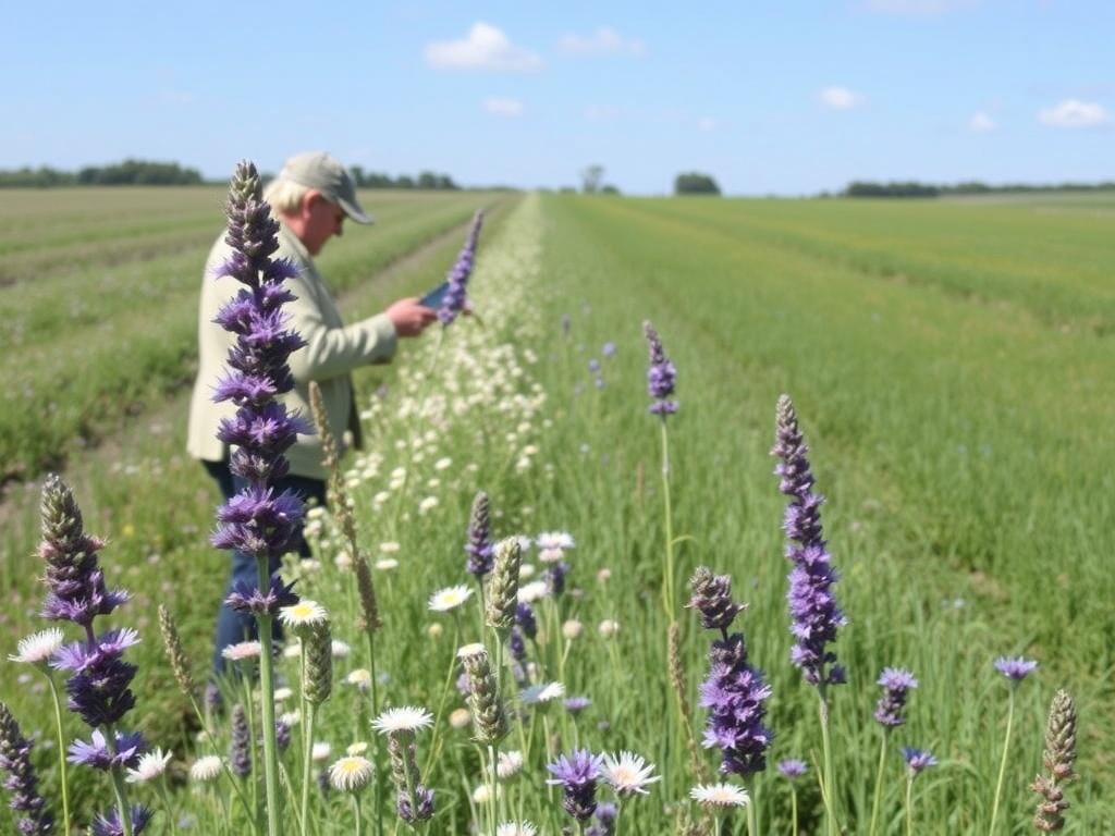    Biodiversität auf dem Acker: Blühstreifen und Lerchenfenster. Was sind Blühstreifen?