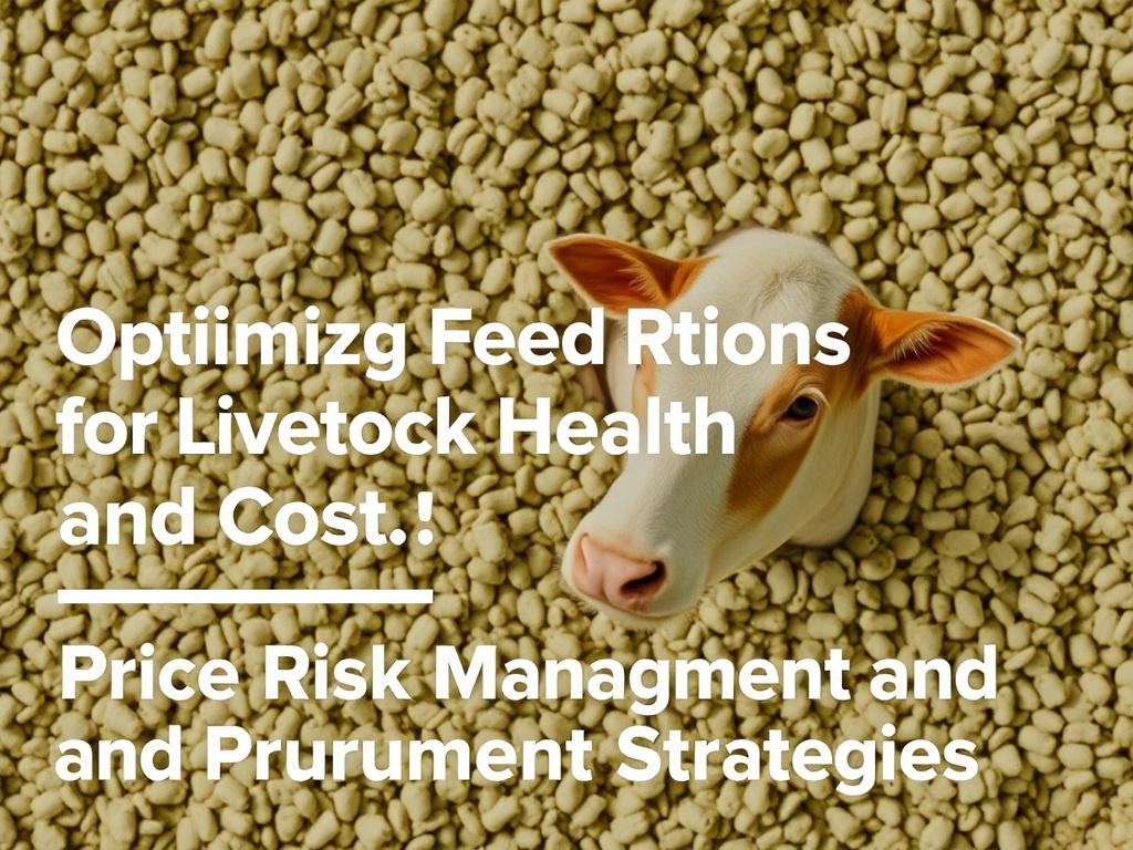     Optimizing Feed Rations for Livestock Health and Cost. Price risk management and procurement strategies