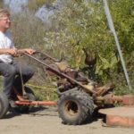 Делаем самодельный минитрактор из мотоблока своими руками.