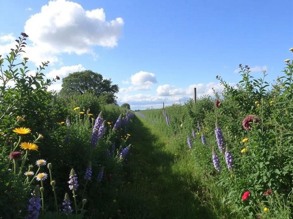 Restaurer la nature avec haies et bandes fleuries