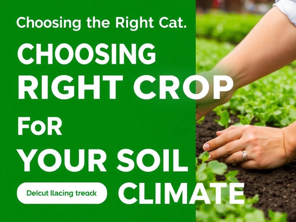 Choosing the right crop for your soil and climate: a practical guide Choosing the right crop for your soil and climate: a practical guide