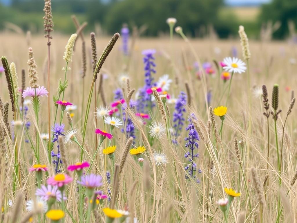 Bunt am Ackerrand: wie Blühstreifen und Lerchenfenster Leben schaffen
