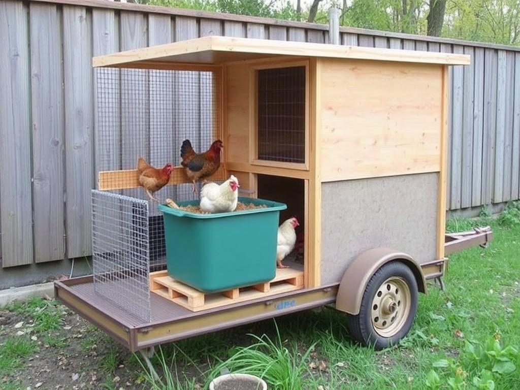 Mover las gallinas con cabeza: guía práctica para instalación y manejo de un gallinero móvil
